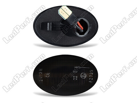 Connector of the smoked black dynamic LED side indicators for Opel Corsa C