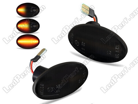 Dynamic LED Side Indicators for Opel Corsa C - Smoked Black Version