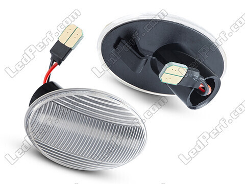 Side view of the sequential LED turn signals for Opel Corsa C - Transparent Version