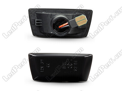 Connector of the smoked black dynamic LED side indicators for Opel Corsa D