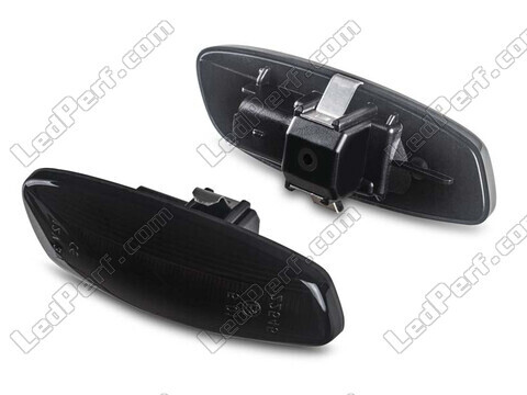 Side view of the dynamic LED side indicators for Peugeot 3008 - Smoked Black Version