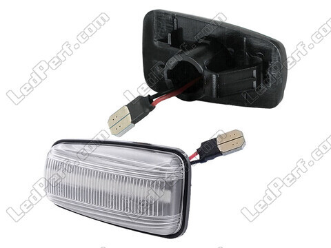 Side view of the sequential LED turn signals for Peugeot 406 - Transparent Version