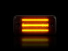 Maximum lighting of the dynamic LED side indicators for Peugeot Boxer II