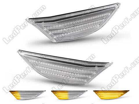 Sequential LED Turn Signals for Porsche Cayman (981) - Clear Version