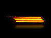 Maximum lighting of the dynamic LED side indicators for Porsche Cayman (987)