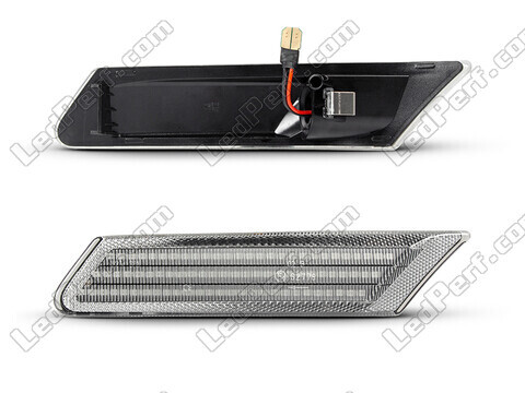 Connectors of the sequential LED turn signals for Porsche Cayman (987) - transparent version