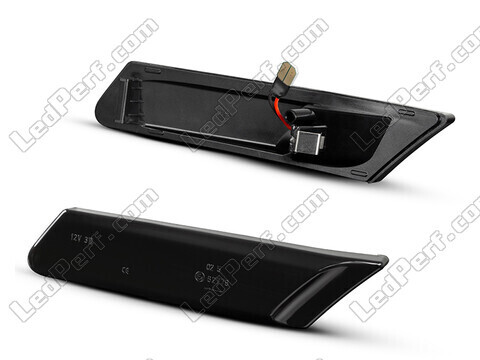 Side view of the dynamic LED side indicators for Porsche Cayman (987) - Smoked Black Version
