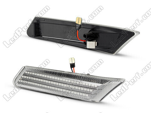Side view of the sequential LED turn signals for Porsche Cayman (987) - Transparent Version