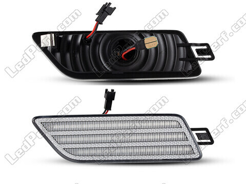 Connectors of the sequential LED turn signals for Porsche Macan - transparent version