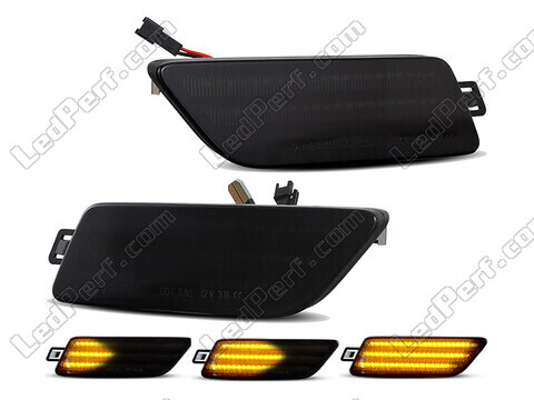 Dynamic LED Side Indicators for Porsche Macan - Smoked Black Version