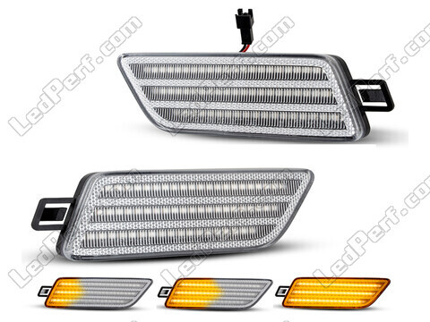 Sequential LED Turn Signals for Porsche Macan - Clear Version
