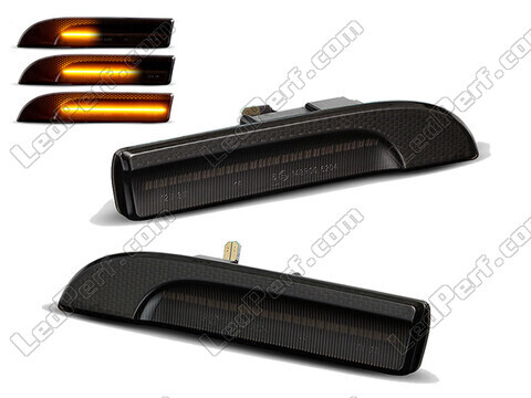 Dynamic LED Side Indicators for Porsche Panamera - Smoked Black Version
