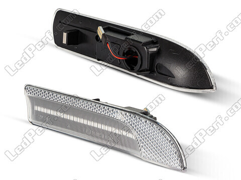 Side view of the sequential LED turn signals for Porsche Panamera - Transparent Version
