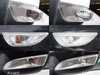 Side-mounted indicators LED for Renault Express Van before and after