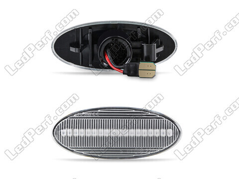Connectors of the sequential LED turn signals for Smart Forfour II - transparent version