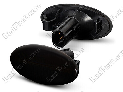 Side view of the dynamic LED side indicators for Subaru Impreza GE/GH/GR - Smoked Black Version