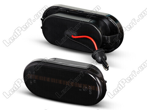 Side view of the dynamic LED side indicators for Volkswagen Golf 3 - Smoked Black Version