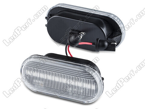 Side view of the sequential LED turn signals for Volkswagen Golf 3 - Transparent Version