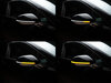 Different stages of the scrolling light of Osram LEDriving® dynamic turn signals for Volkswagen Touran V4 side mirrors