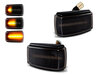 Dynamic LED Side Indicators for Volvo C70 - Smoked Black Version
