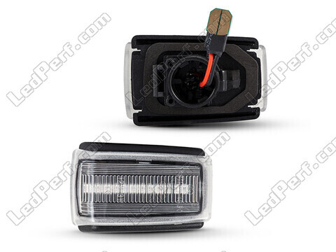 Connectors of the sequential LED turn signals for Volvo C70 - transparent version