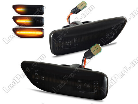 Dynamic LED Side Indicators for Volvo S60 D5 - Smoked Black Version