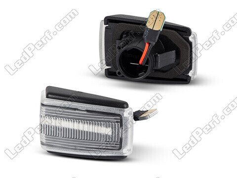 Side view of the sequential LED turn signals for Volvo S70 - Transparent Version