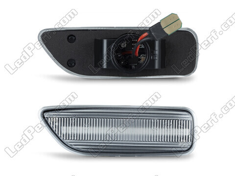 Connectors of the sequential LED turn signals for Volvo S80 - transparent version