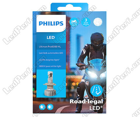 Philips LED Bulb Approved for BMW Motorrad HP2 Megamoto motorcycle - Ultinon PRO6000