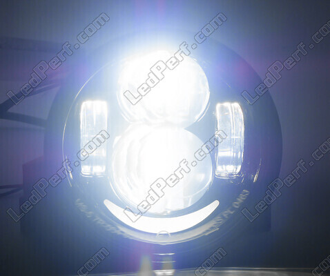 LED Headlights for Harley-Davidson Fat Bob 1584 - Approved Round Motorcycle Optics