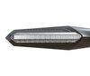 Front view of dynamic LED turn signals with Daytime Running Light for Honda Integra 700 750