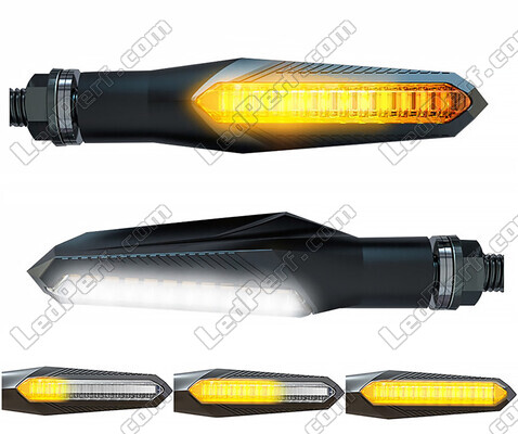 2-in-1 dynamic LED turn signals with integrated Daytime Running Light for Honda Varadero 1000 (1999 - 2002)