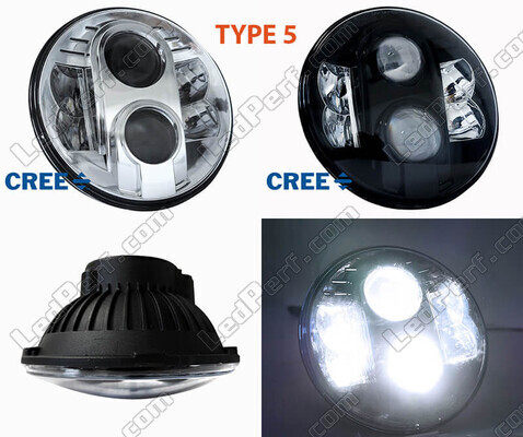 Indian Motorcycle Chief Classic 1811 (2014 - 2019) type 5 motorcycle LED headlight
