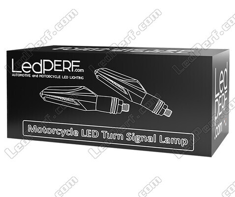 Packaging of dynamic LED turn signals + Daytime Running Light for Royal Enfield Bullet trials 500 (2019 - 2020)