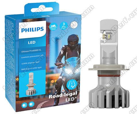 Packaging Philips LED bulbs for Suzuki V-Strom 650 (2017 - 2023) - Ultinon PRO6000 Approved