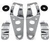 Set of Attachment brackets for chrome round Yamaha XJ 600 N headlights