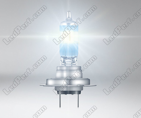 white lighting from the H7 OSRAM Night Breaker® 200 bulb - 64210NB200