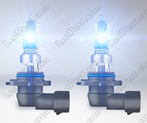 HB3 halogen bulbs Osram Cool Blue Intense NEXT GEN producing LED effect lighting