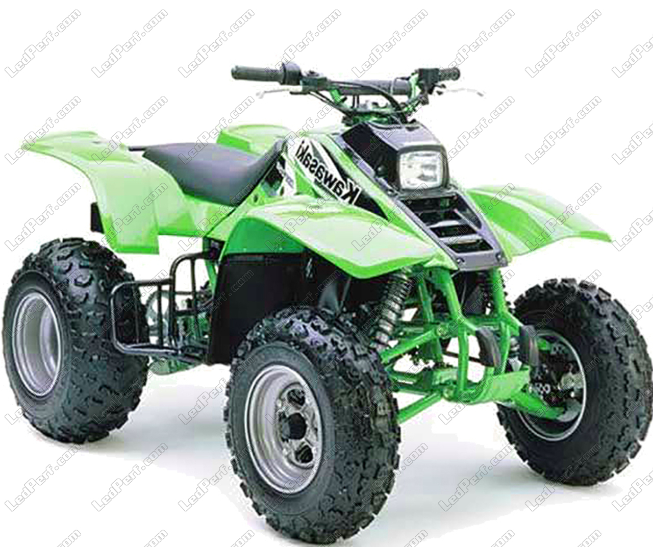 symptom katolsk Kan ikke læse eller skrive Additional LED headlights for ATV Kawasaki KFX 250
