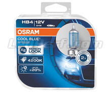 Pack of 2 Osram Cool Blue Intense HB4 bulbs - 64210CBI-HCB