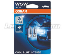 Pack of 2 Osram Cool Blue Intense sidelight bulbs - White - W5W Base - 4000K