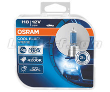 Pack of 2 Osram Cool Blue Intense H8 bulbs - 64210CBI-HCB