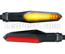 Dynamic LED turn signals + brake lights for Yamaha FZ6-N 600