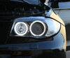 Angel eyes pack with LEDs (pure white) for BMW 1 Series phase 2 - MTEC V3.0
