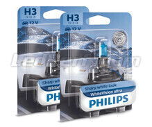 Pack of 2 Philips WhiteVision ULTRA H3 Bulbs - 12336WVUB1