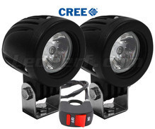 Additional LED headlights for Aprilia Sport City 125 / 200 / 250 - Long range