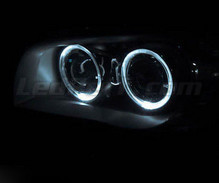 Angel eyes pack with LEDs (pure white) for BMW 1 Series phase 1 - MTEC V3