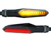 Dynamic LED turn signals + brake lights for Honda CBF 600 N