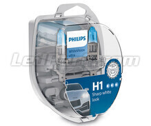 Pack of 2 Philips WhiteVision ULTRA H1 Bulbs + Sidelights - 12258WVUSM