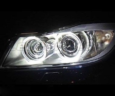 BMW Angel eyes LED E90 - LED upgrade Fahrzeuge PHILIPS, OSRAM